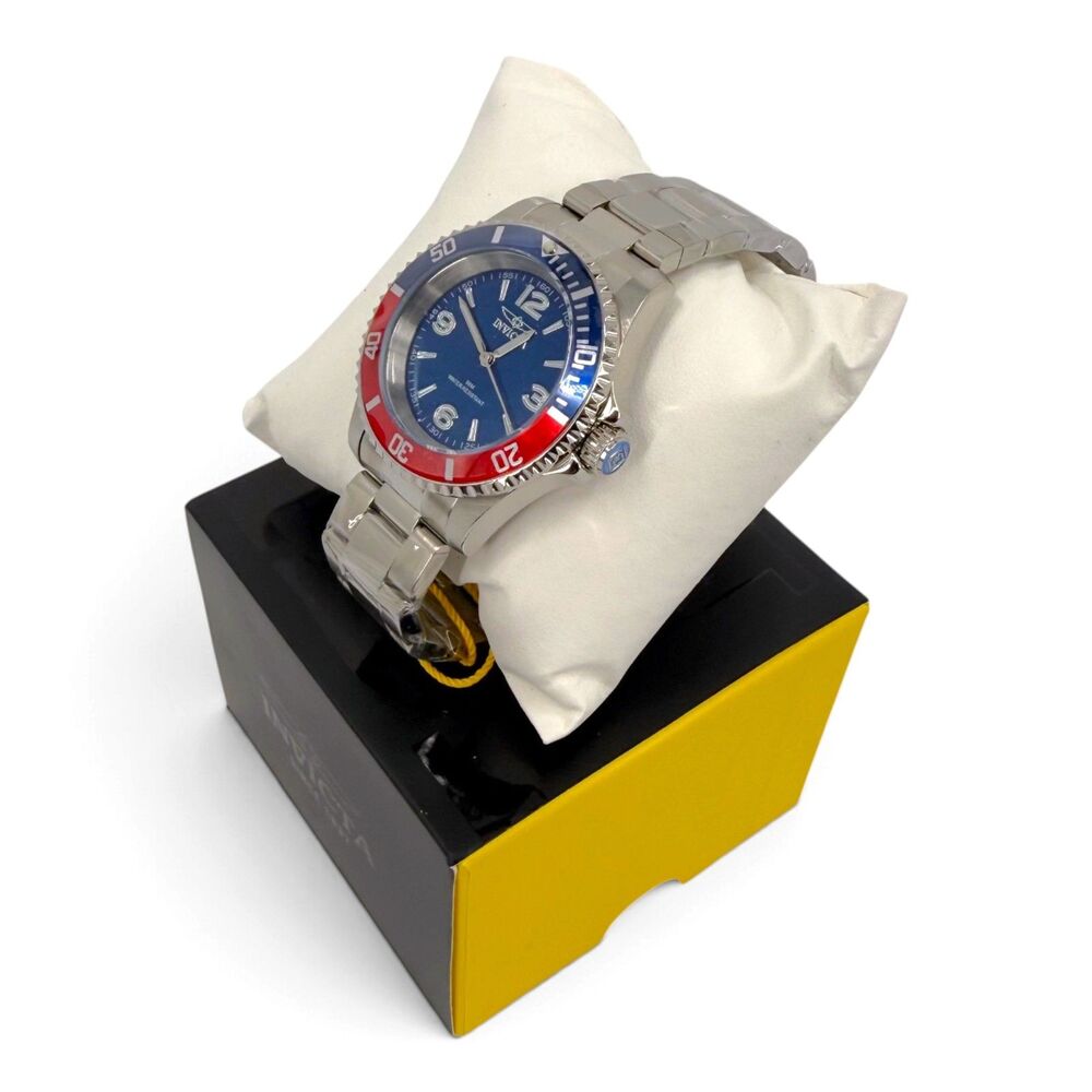 NEW Invicta Specialty Rowan Men's Blue Dial Pepsi Bezel 40mm Quartz Watch 69482